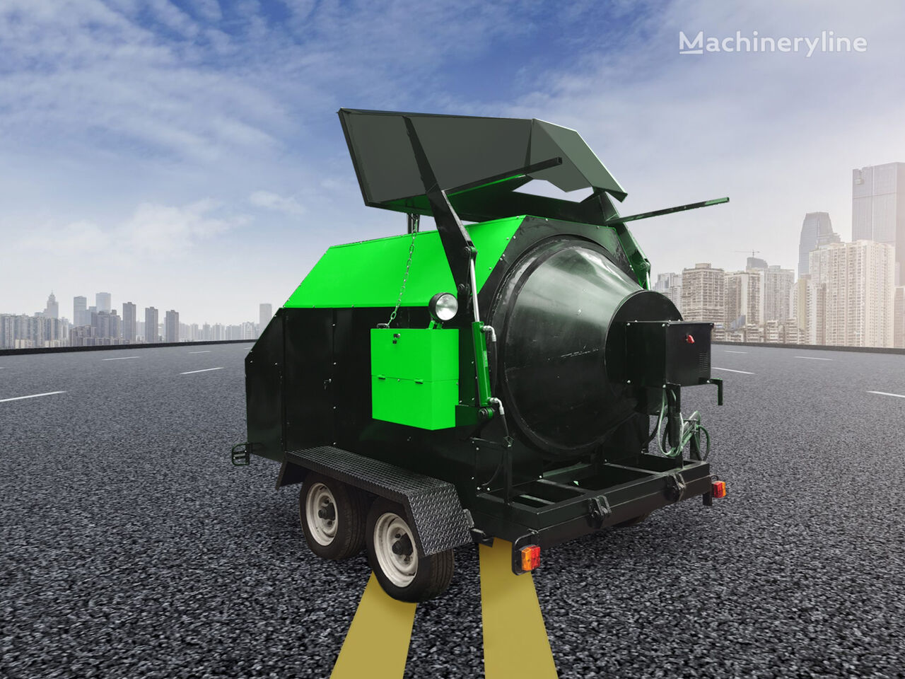 ny TICAB RA-800 asfalt resirkulering maskin