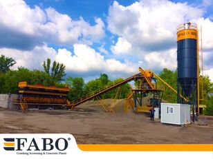 ny FABO 75m3/h STATIONARY CONCRETE MIXING PLANT betongfabrikk