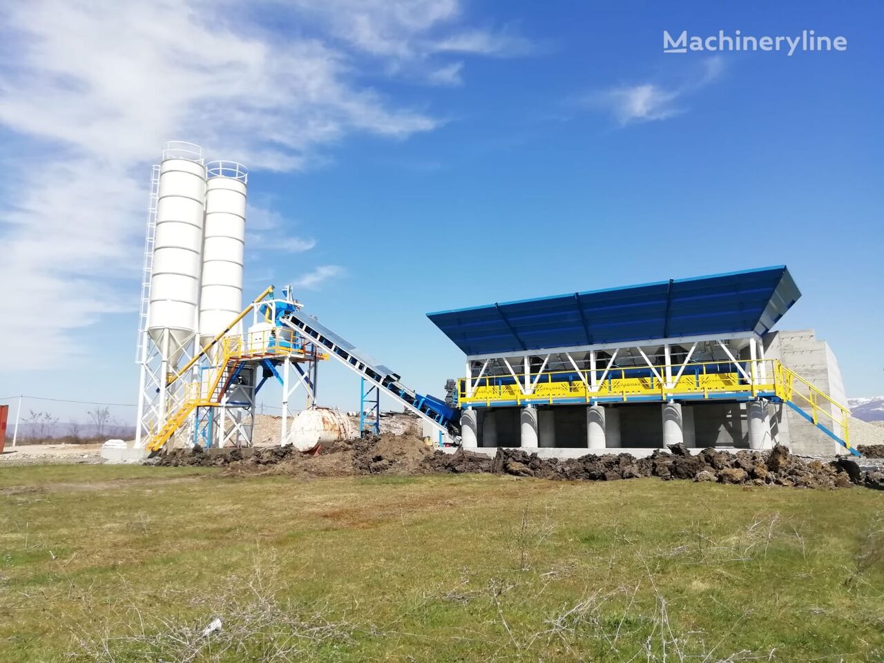 ny Promax Compact Concrete Batching Plant C60-SNG-LINE (60m3/h) betongfabrikk