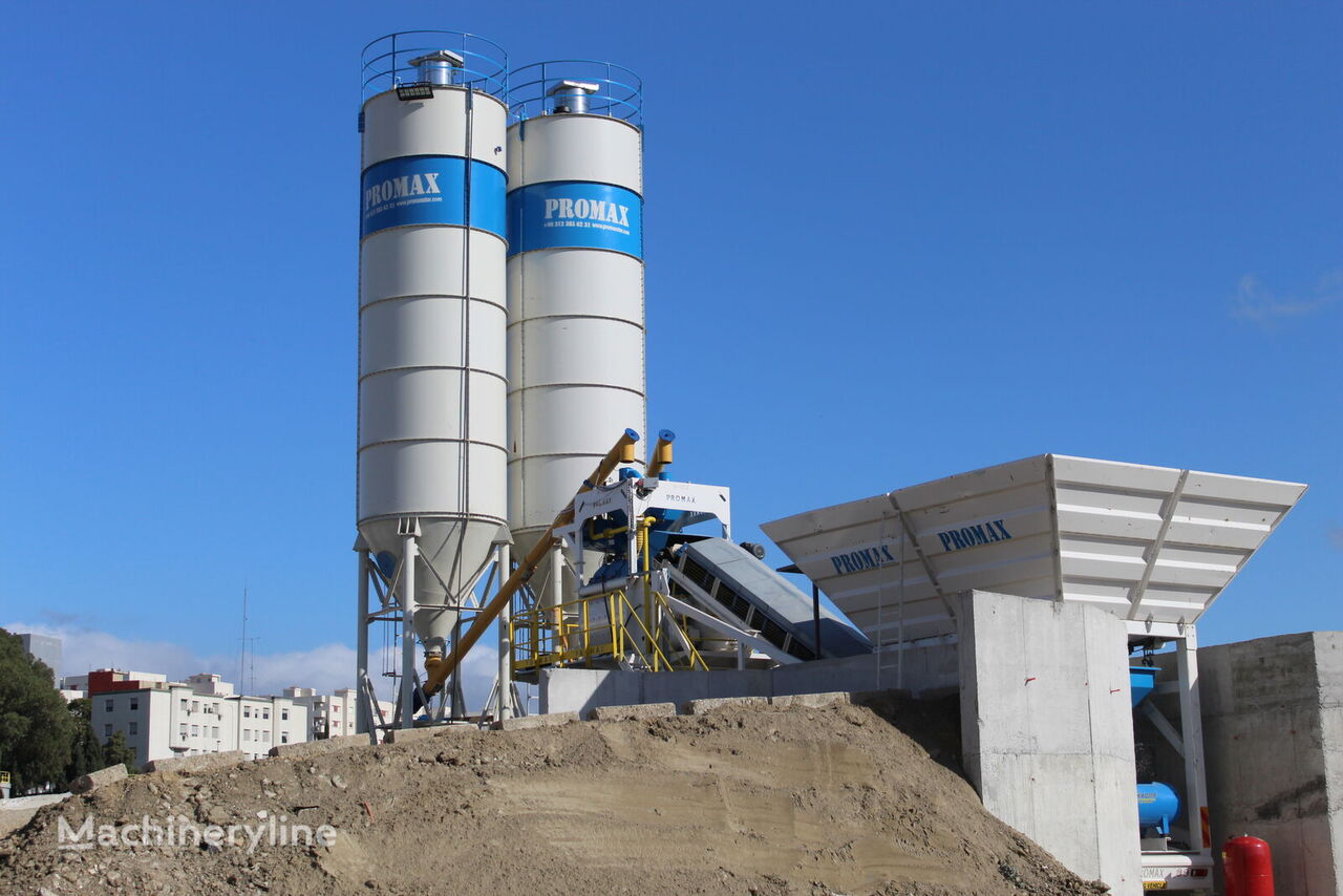 ny Promax Mobile Concrete Batching Plant M100-TWN (100m3/h) betongfabrikk
