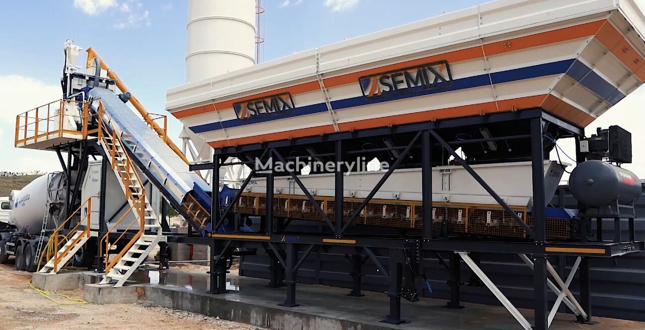 ny Semix  S4 MOBILE CONCRETE BATCHING PLANTS 60m³/h betongfabrikk