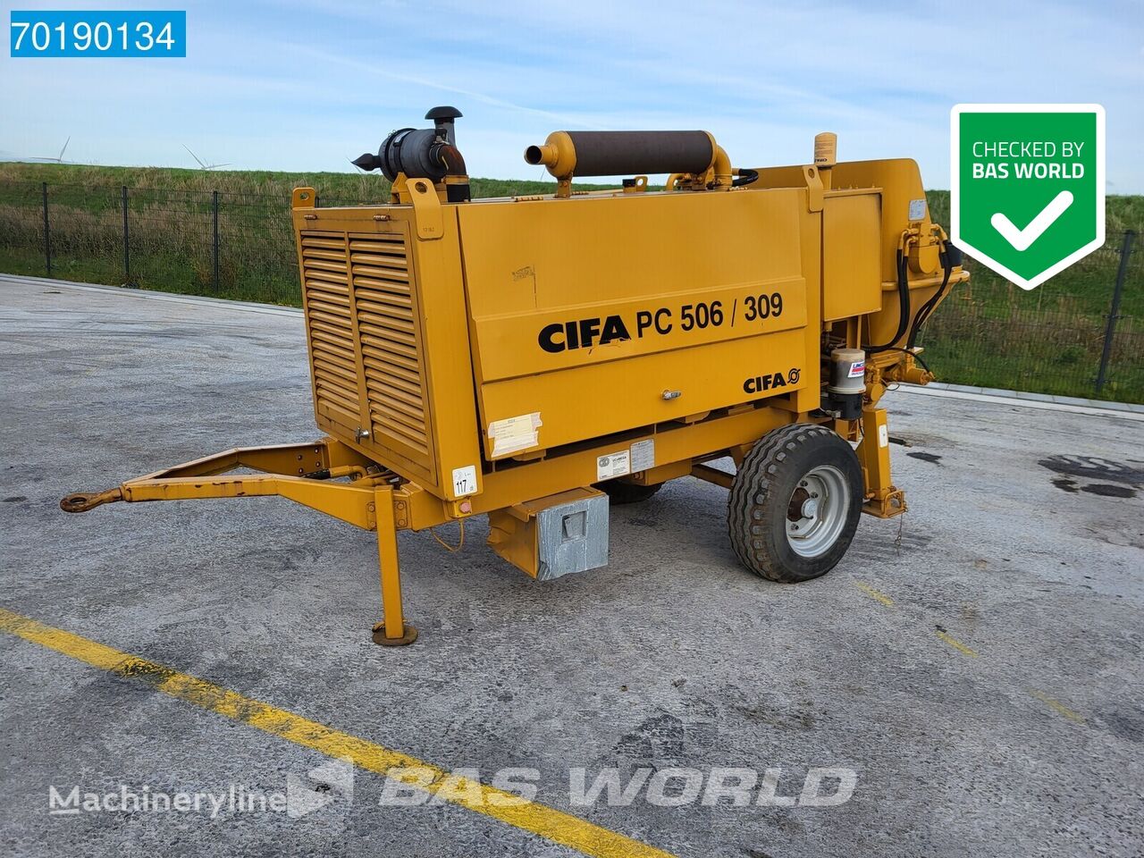 CIFA PC 506 4X2 stasjonær betongpumpe