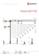 Potain MCT 88 tårnkran