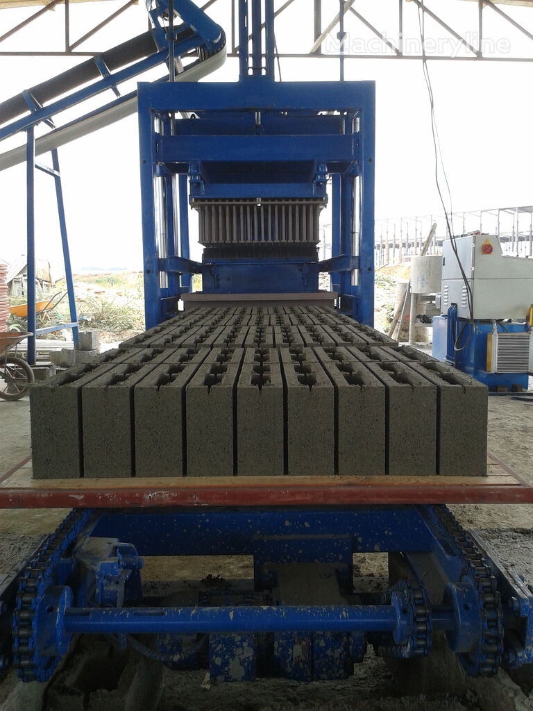 ny Conmach BlockKing-25MS Concrete Block Making Machine -10.000 units/shift utstyr for produksjon av betong blokker
