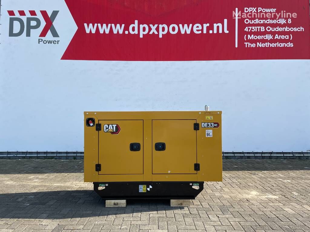 ny CAT DE33GC - 33 kVA Stand-by Generator Set - DPX-18204 diesel generator