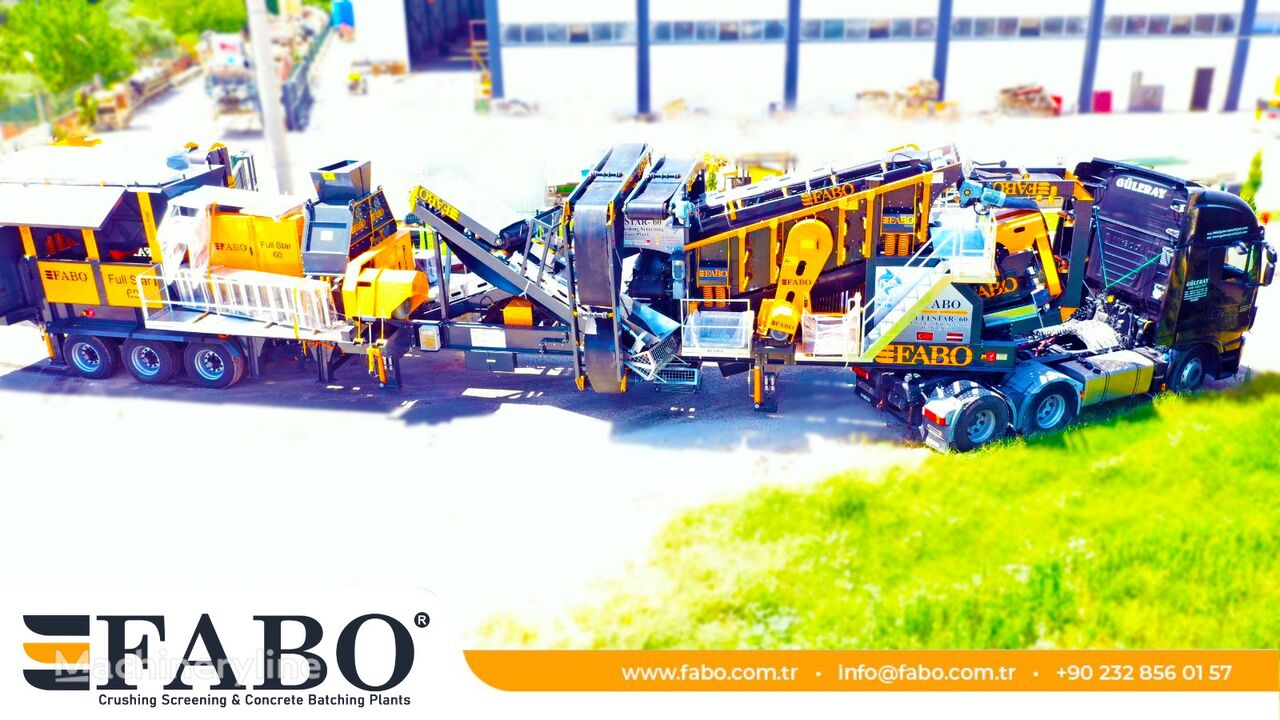 ny FABO FULLSTAR-60 Crushing, Washing & Screening  Plant mobile knuseverket