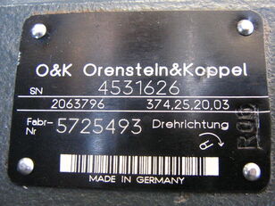 O&K 2063796 374.25.20.03 hydraulisk pumpe