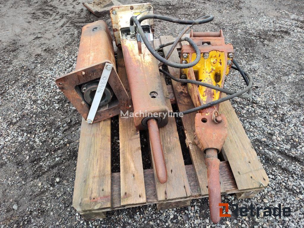 3x Hydrauliske Hamre / 3x Hydraulic Hammers hydraulisk hammer